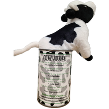 Load image into Gallery viewer, Canned Cow | Stuffed Farm Animal Plush w/Jokes | Unique Gift