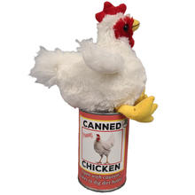 Load image into Gallery viewer, Canned Chicken | Farm Animal Plush w/Jokes | Unique Gift