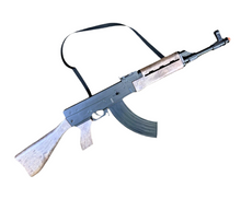 Load image into Gallery viewer, GONHER Modern AK-47 Style 8 Shot Toy Cap Gun Rifle - Black Finish 138/6