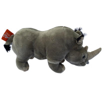 Load image into Gallery viewer, Cuddlekins 12" Rhino Adult Stuffed Animal 12" 3