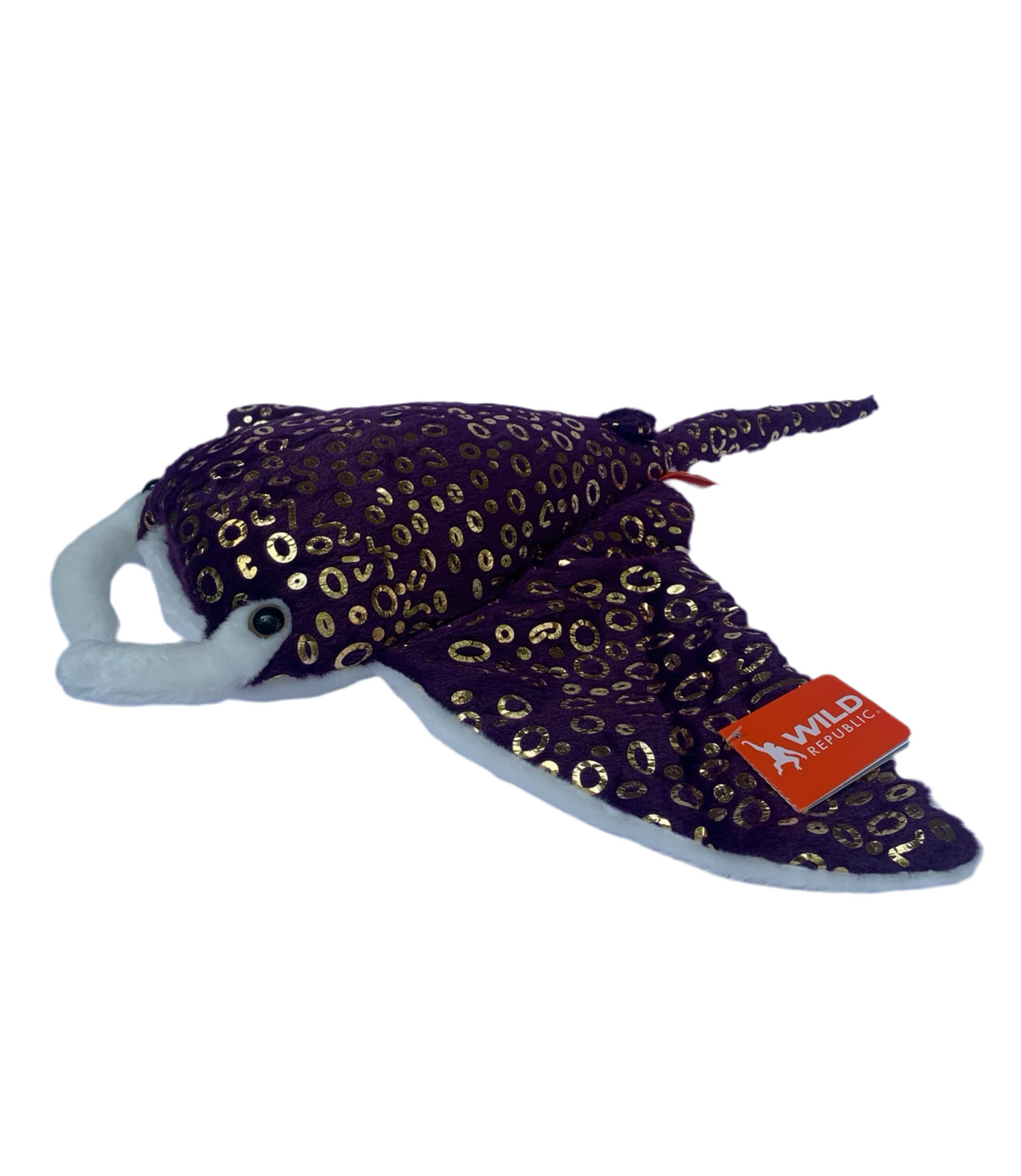 Foilkins Manta Ray Stuffed Animal 12" 4