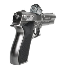 Load image into Gallery viewer, Gonher S&W Style Police 8 Shot Diecast Toy Cap Gun - Silver 3