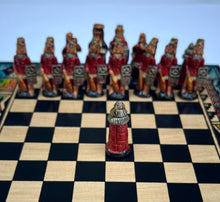 Load image into Gallery viewer, Hand crafted & Hand Painted Inca Vs Spanish Conquerors Chess 11