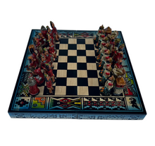 Load image into Gallery viewer, Hand crafted & Hand Painted Inca Vs Spanish Conquerors Chess 9