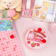 Load image into Gallery viewer, Strawberry Mousse Fluffy Butter Slime