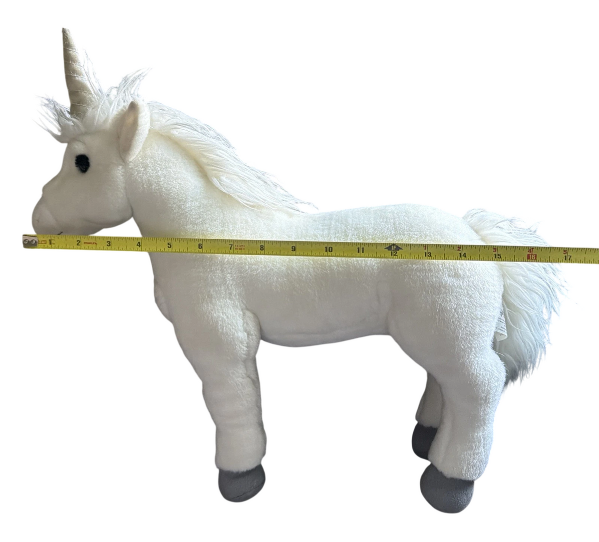 Wizarding World of Harry Potter 17” White Unicorn Stuffed Plush Toy