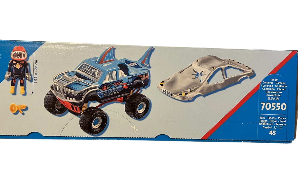 Playmobil Stunt Show Monster Shark Truck 70550