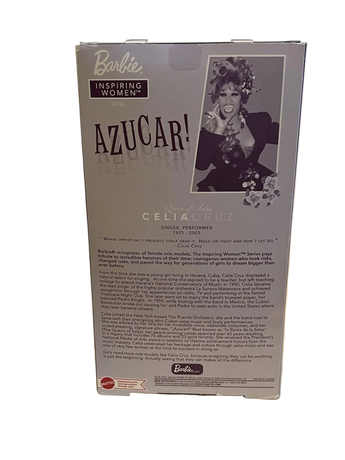 Mattel Barbie Signature Inspiring Women Collectible Doll - CELIA CRUZ