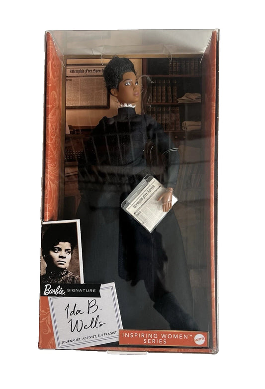 BARBIE Inspiring Women Ida B. Wells 12" Collectible Doll - HCB81
