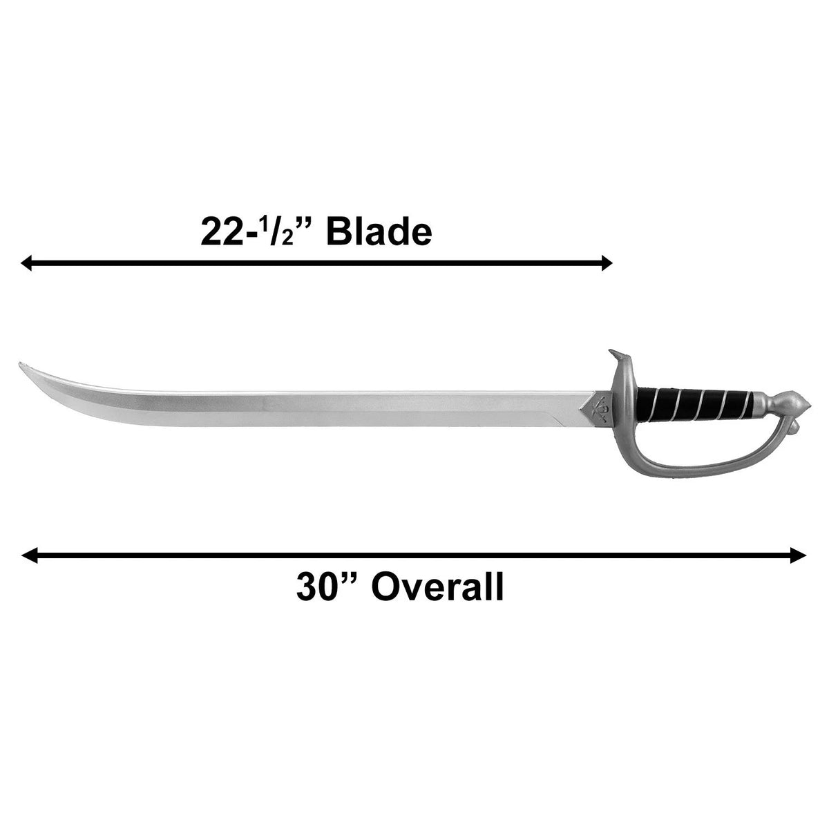PIRATE 30" Cutlass Foam Sword Sabre Training COSPLAY / Costume