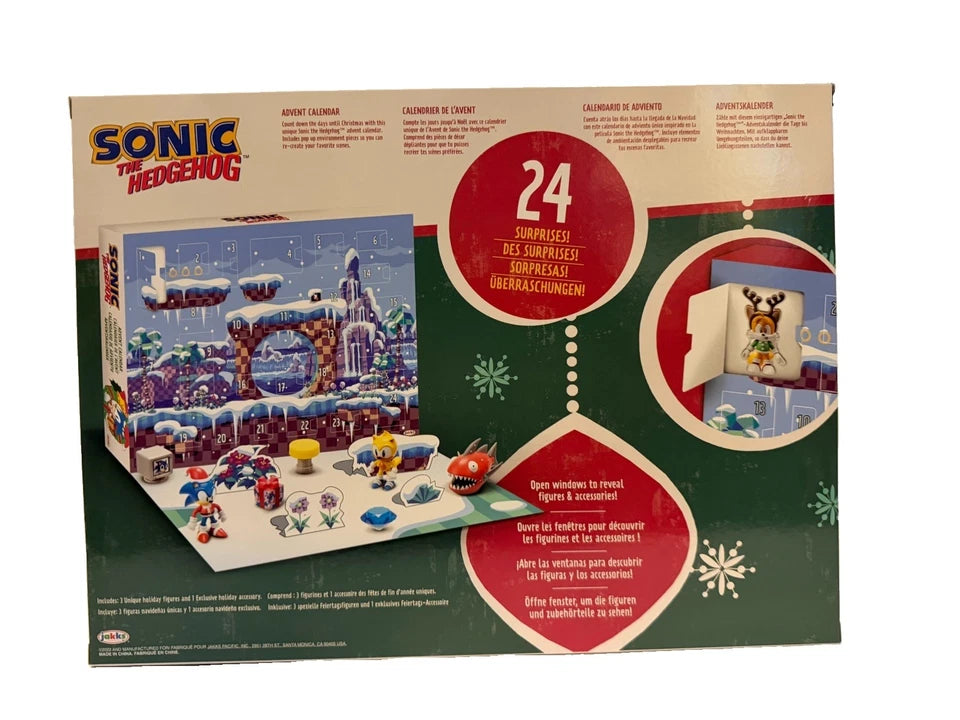 Sonic the Hedgehog 24 Surprises Advent Calendar with Exclusive Figures