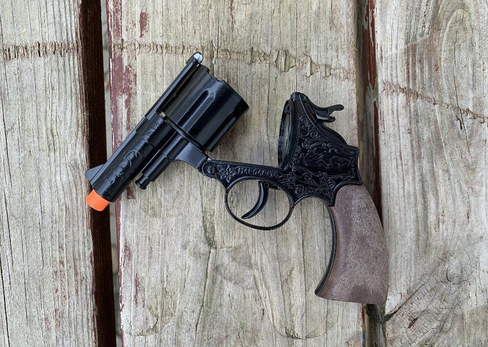 Colt BOA Python Style 12-Shot Cap Gun Revolver - Black Finish –