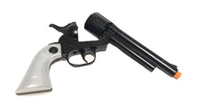 Load image into Gallery viewer, Gonher Cowboy Cavalry Style 12 Shot Cap Gun Revolver - Black & Pearl Grip 6