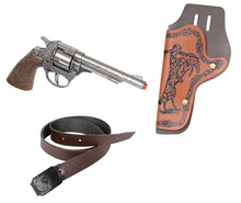 Load image into Gallery viewer, Gonher The Sheriff 8 Shot Diecast Cap Gun & Holster Set 1
