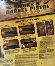 Load image into Gallery viewer, Legends of the Wild West Civil War Smoke N Barrel Electronic Toy Pistol 7