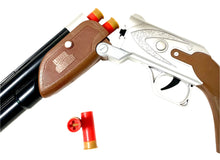 Load image into Gallery viewer, Legends of the Wild West Smoke N Barrel Electronic Toy Double Barrel Shotgun 6