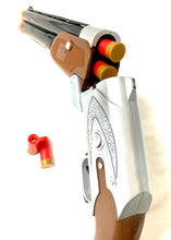 Load image into Gallery viewer, Legends of the Wild West Smoke N Barrel Electronic Toy Double Barrel Shotgun 7