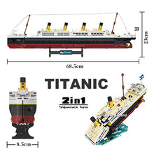 Load image into Gallery viewer, RMS Titanic Ship Brick Building Model Set 2022 pcs 5