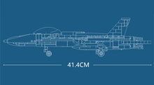 Load image into Gallery viewer, Sluban Military Aircraft Series: Super Hornet Fighter Plane OR Cobra Viper Helicopter 4