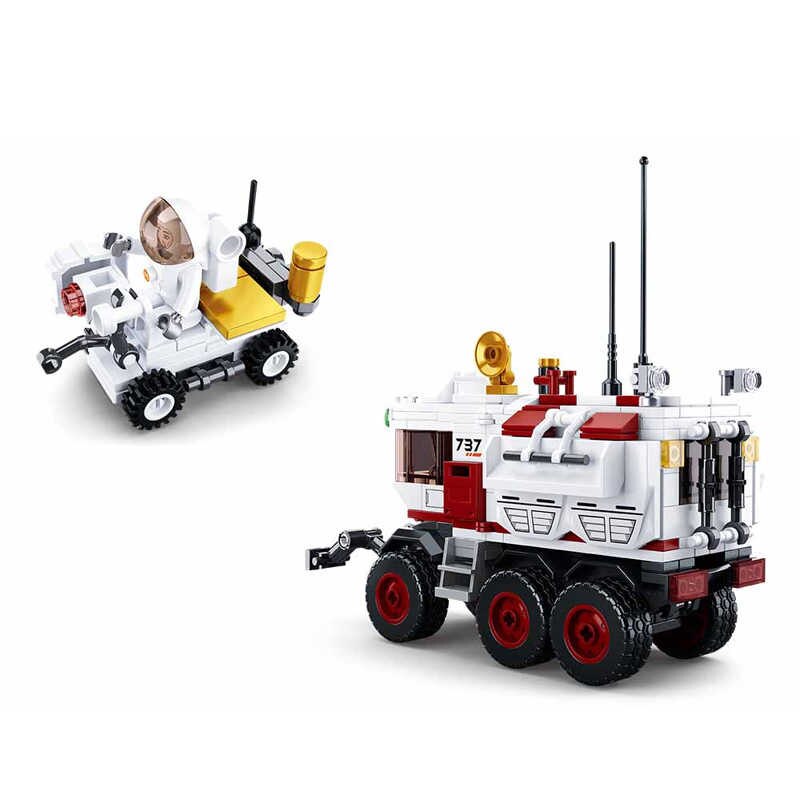 Space Collection Mars Rover Brick Building Set B0737 3