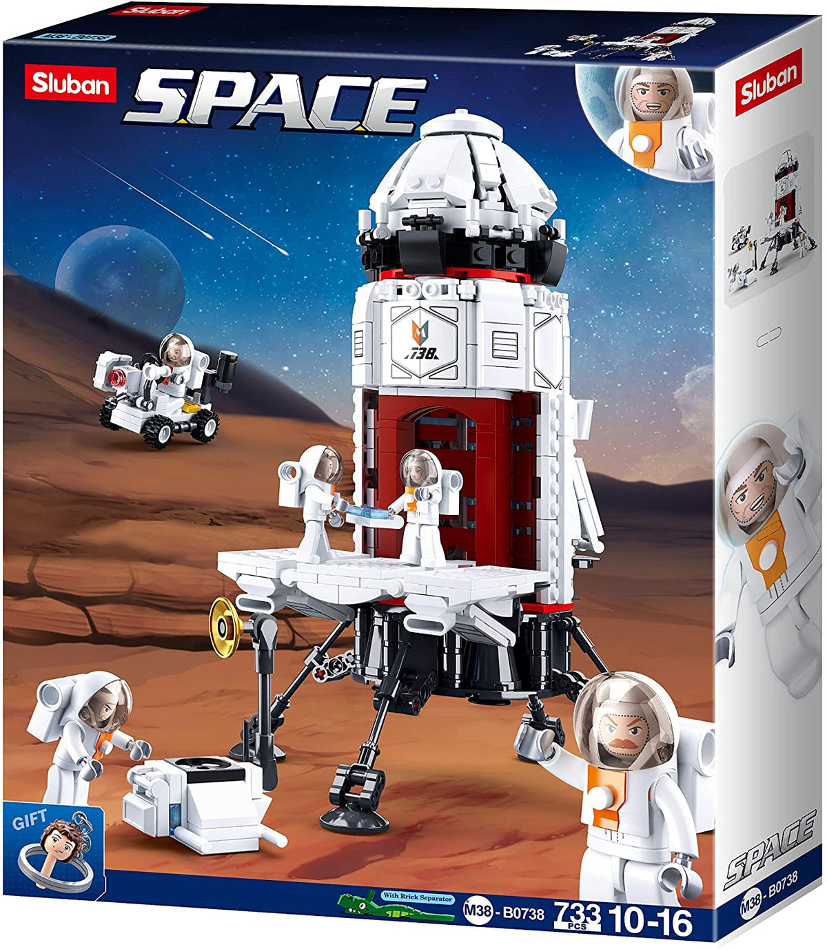 Space Collection Rocket Base Building Kit B0738 3