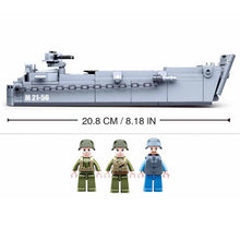 Load image into Gallery viewer, WW2 D-Day LCVP Landing Craft Vehicle Personnel Building Blocks Set 2