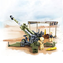 Load image into Gallery viewer, WW2 M777 UK Artillery 155mm Field Howitzer Building Block Set 4