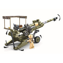 Load image into Gallery viewer, WW2 M777 UK Artillery 155mm Field Howitzer Building Block Set 5
