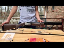 Load and play video in Gallery viewer, Gonher Over & Under Shotgun 34" Long Diecast Cap Gun 7