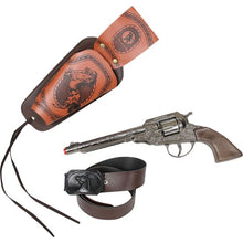 Load image into Gallery viewer, Gonher Texas 8 Shot Diecast Cap Gun &amp; Holster Set - Silver 150/0
