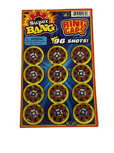 10 pack / 960 Single Shots 8-Shot Ring Caps Refill for Gonher Cap Guns 2
