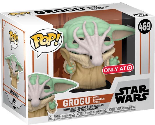 Funko Pop! Vinyl Star Wars - GROGU with Chowder Squid #469