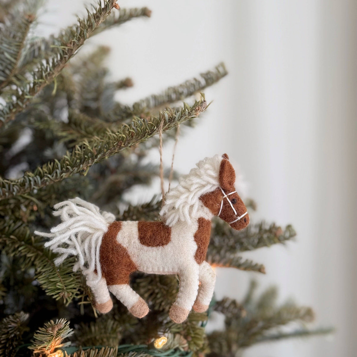 Felt Horse Ornament