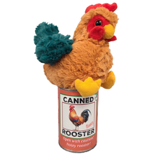 Load image into Gallery viewer, Canned Rooster | Farm Animal Plush w/Jokes | Unique Gift
