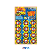 5 pack / 960 Single Shots 8-Shot Ring Caps Refill for Gonher Cap Guns 1