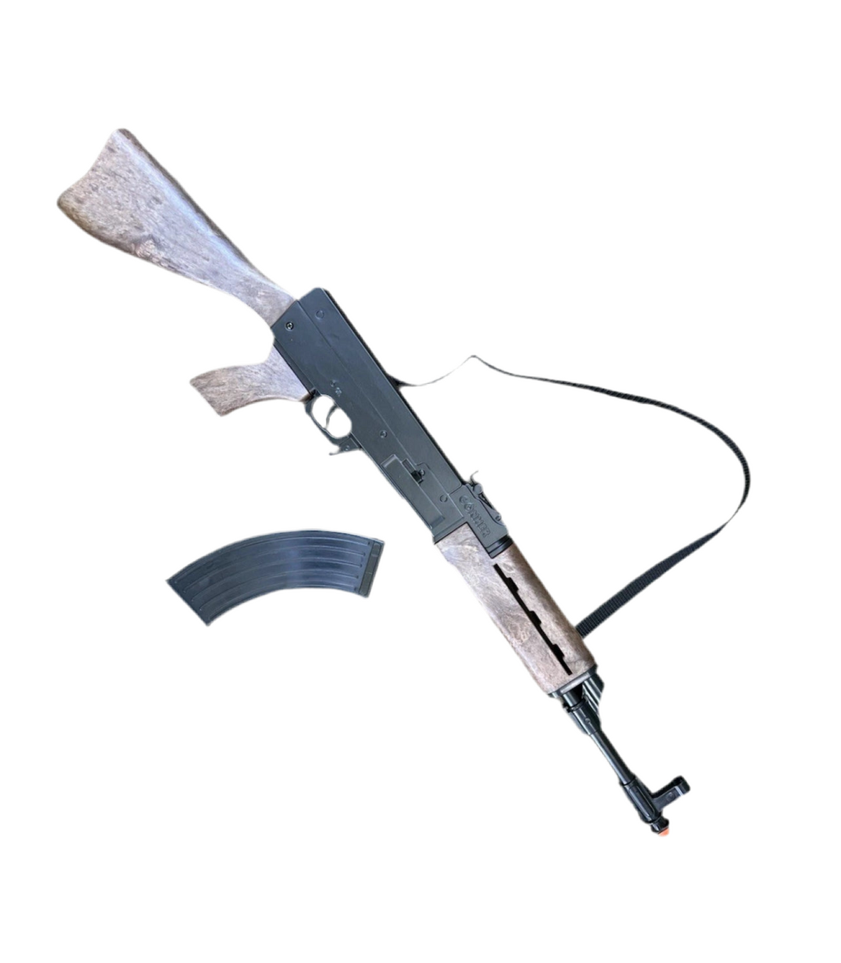 GONHER Modern AK-47 Style 8 Shot Toy Cap Gun Rifle - Black Finish 138/6