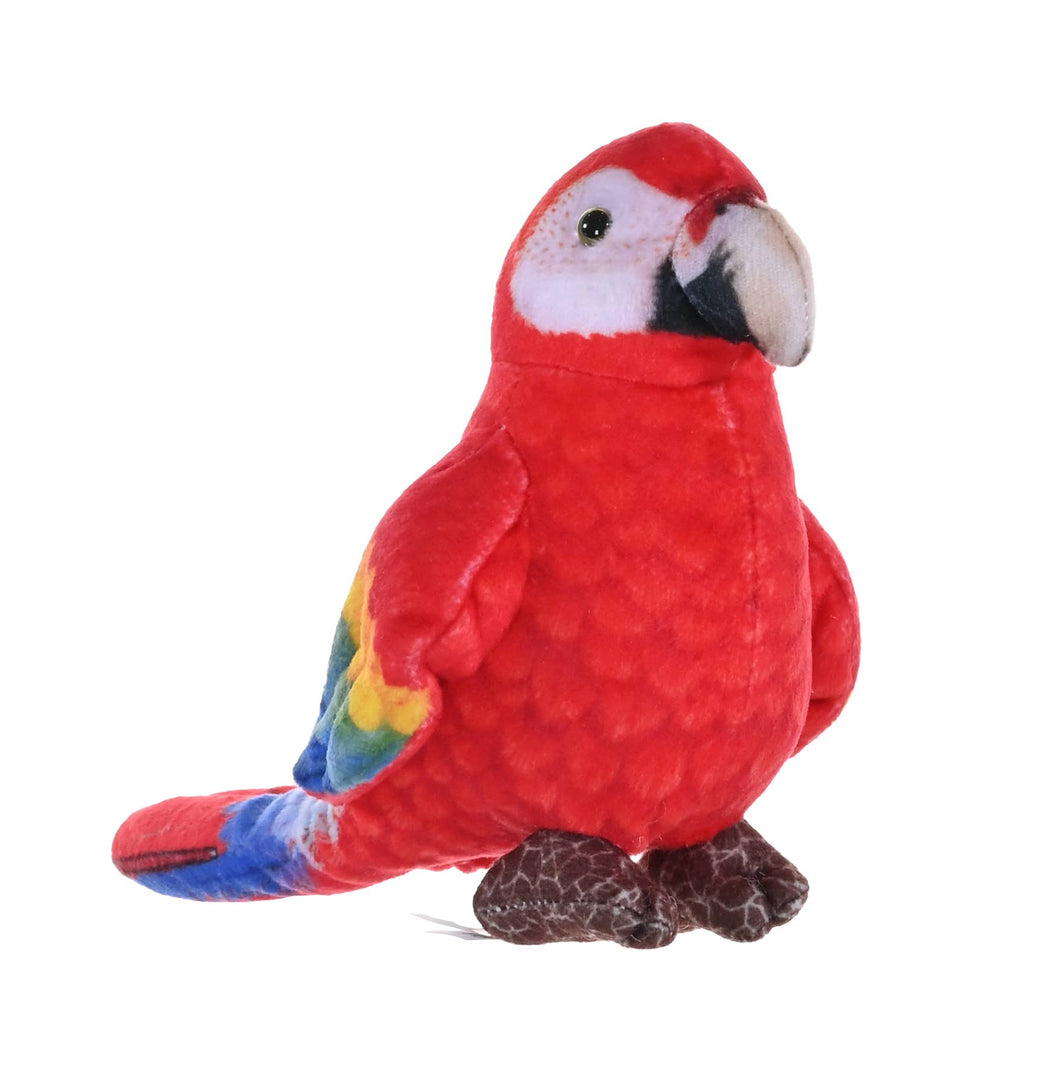 Wild Republic Rainforest Scarlet Macaw Stuffed Animal