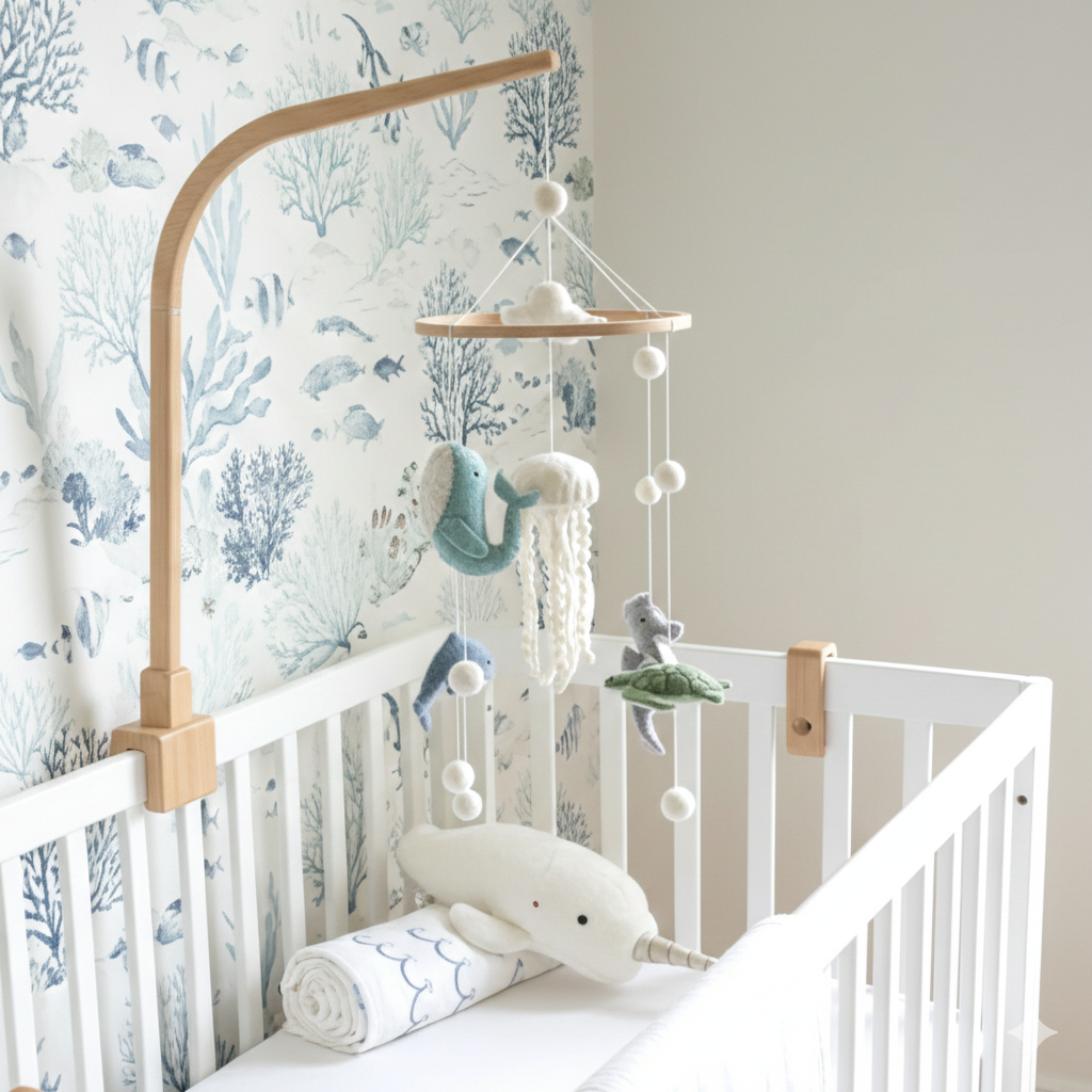 Jellyfish Baby Mobile