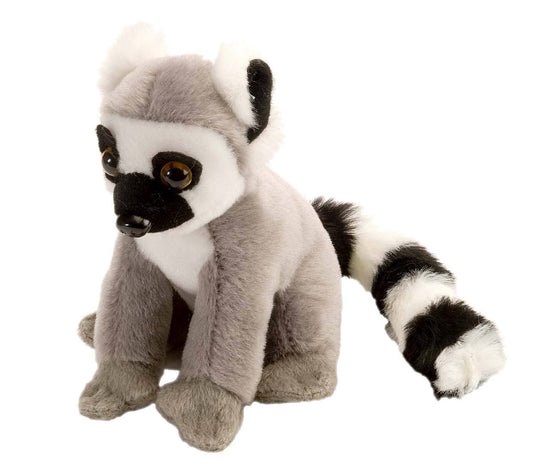Wild Republic Pocketkins Ring Tailed Lemur 5" Plush Toy Stuffed Animal