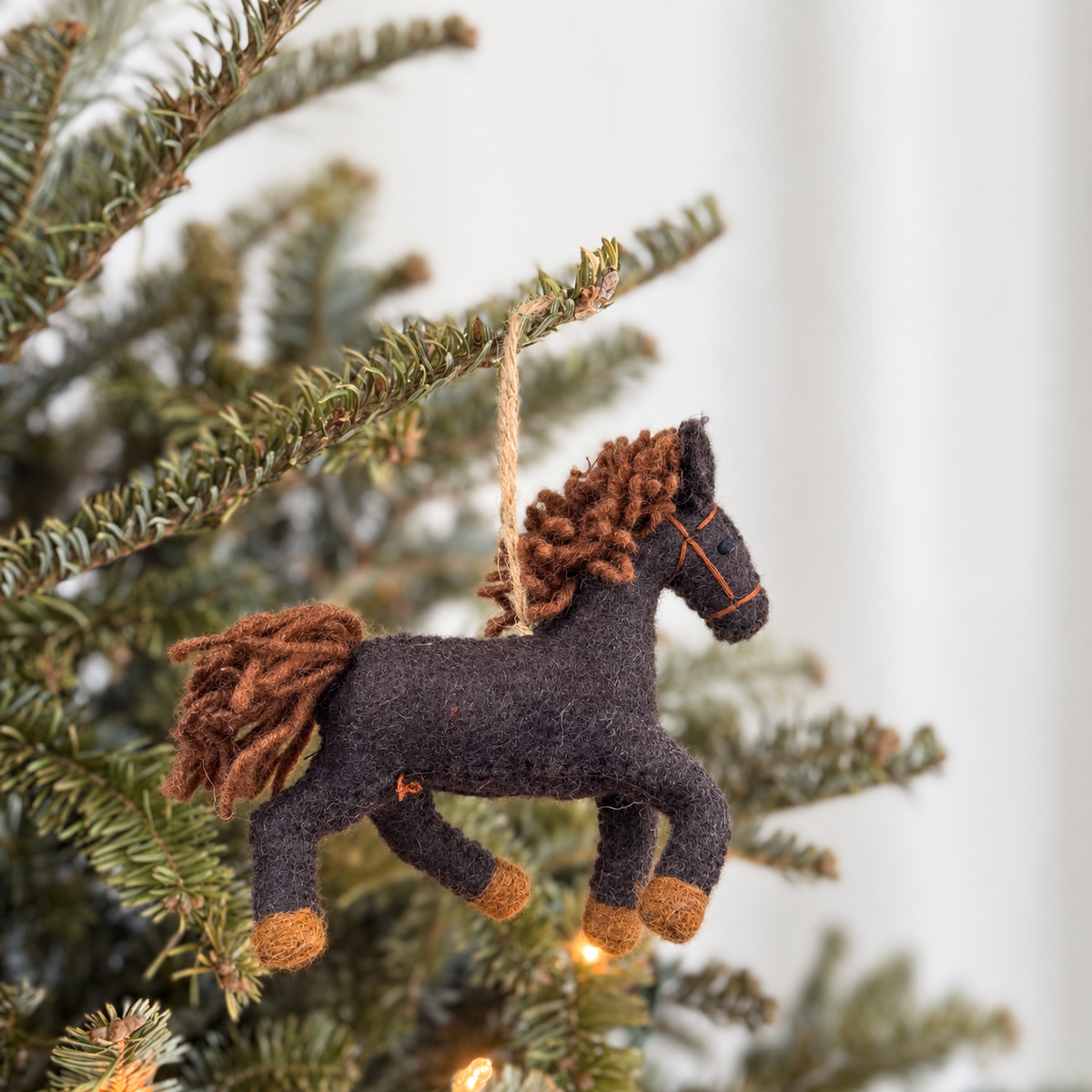 Felt Horse Ornament