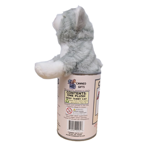 Canned Gray Tabby | Rescue Cat | Eco-Friendly Recycled Gift