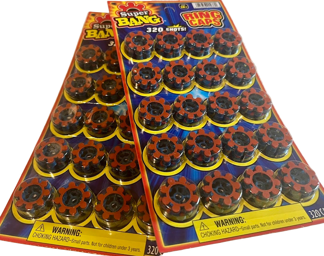 Ring Caps. Amazon 5 pack / 1600 Single Shots 8-Shot Ring Caps Refill for Gonher Cap Guns ...