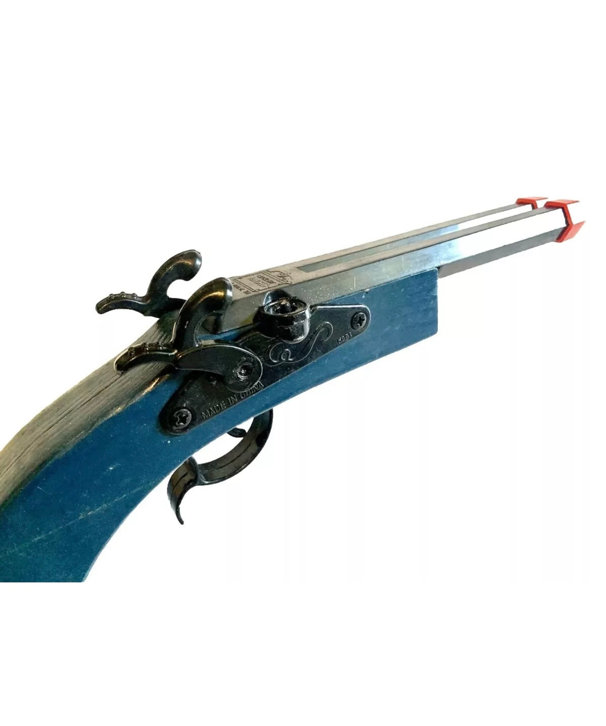 Colonial Classic Double Hex Percussion Wooden Toy Cap Firing Pistol 2