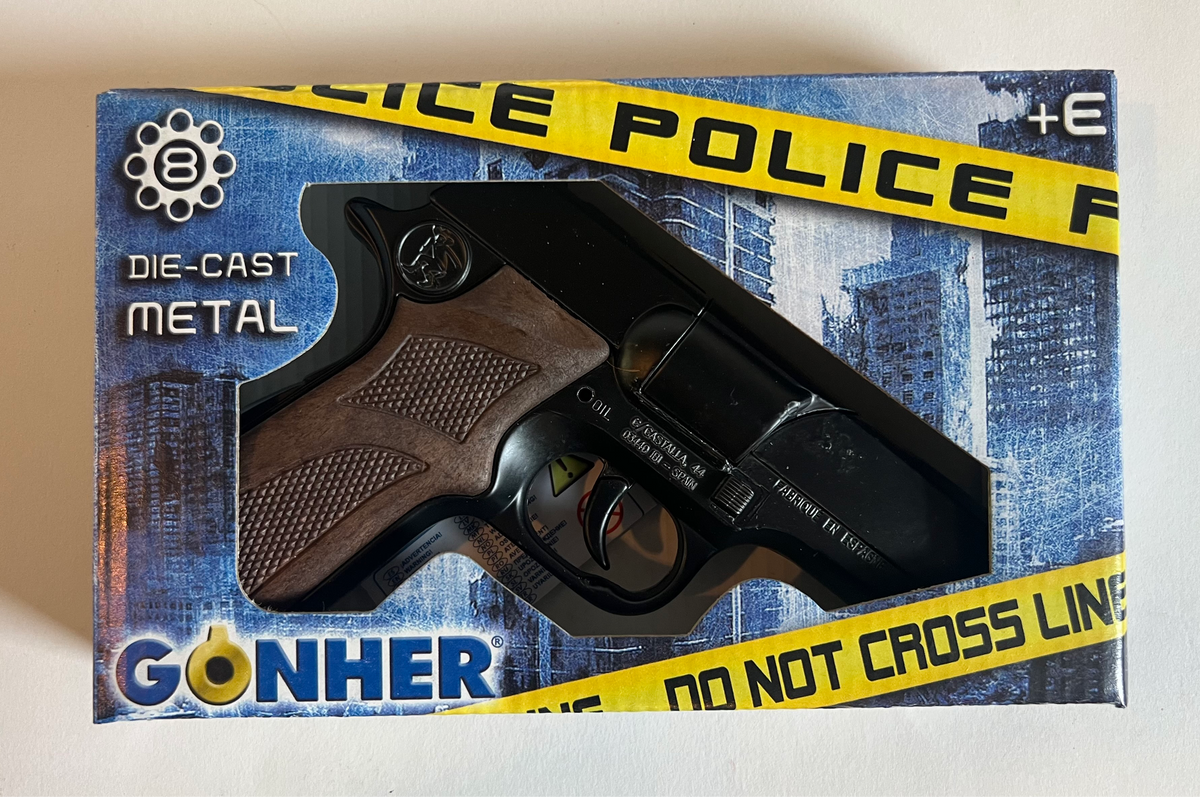 Colt Government Style Police 8 Shot Diecast Cap Gun 5