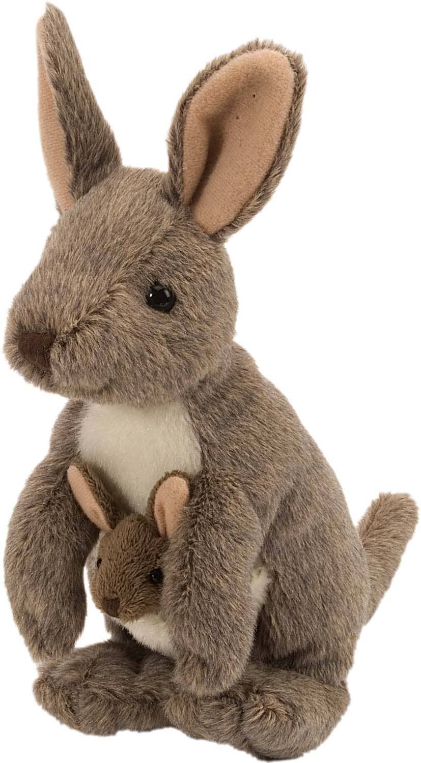Cuddlekins 8" Kangaroo w/Joey - Mother & Baby Stuffed Animal 1