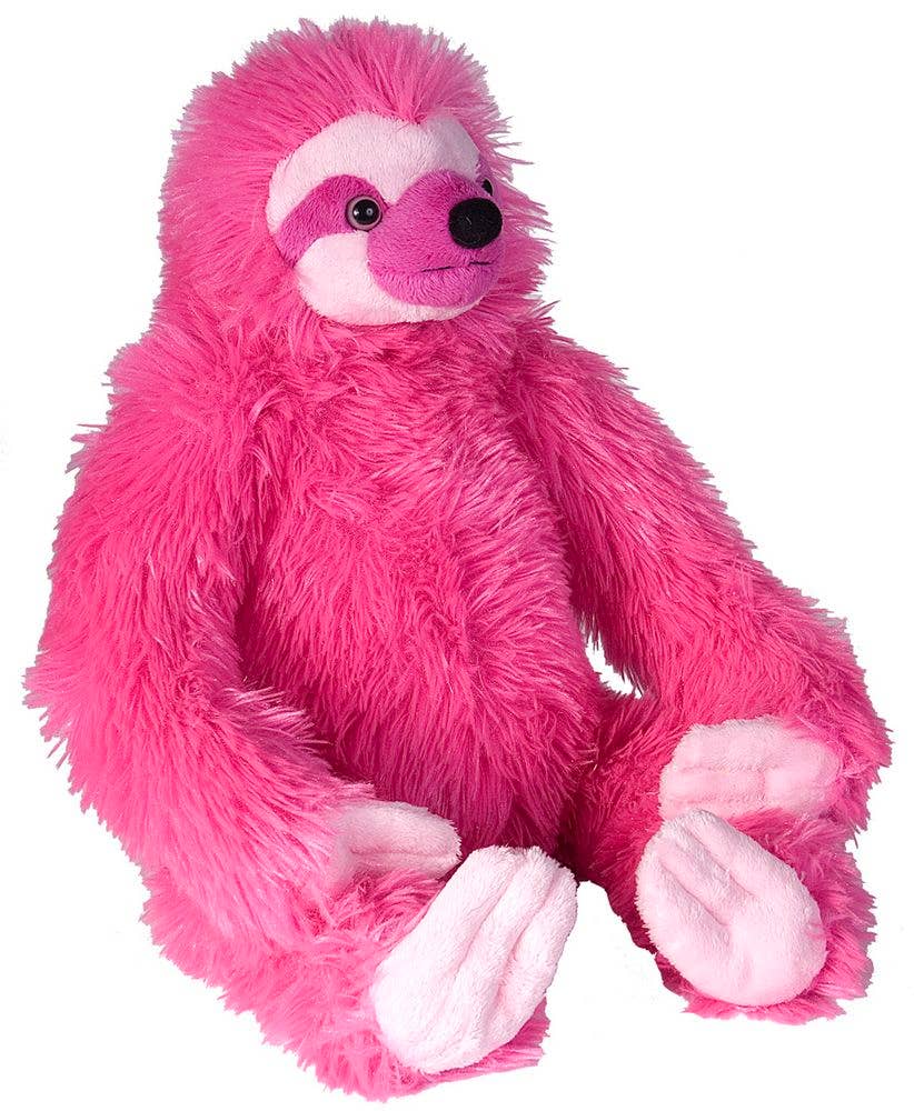 Cuddlekins Vibes 12" Sloth Pink Stuffed Animal 1