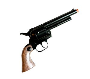 Gonher Cowboy Paladin Style 12 Shot Cap Gun Revolver - Black & Brown Grip 2