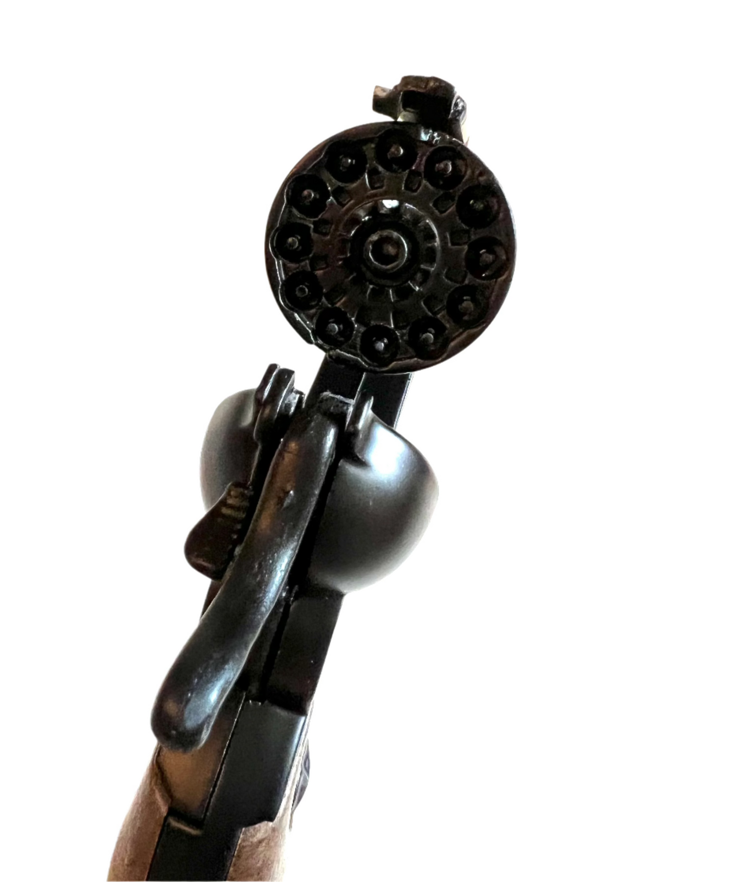 Gonher Cowboy Paladin Style 12 Shot Cap Gun Revolver - Black & Brown Grip 3