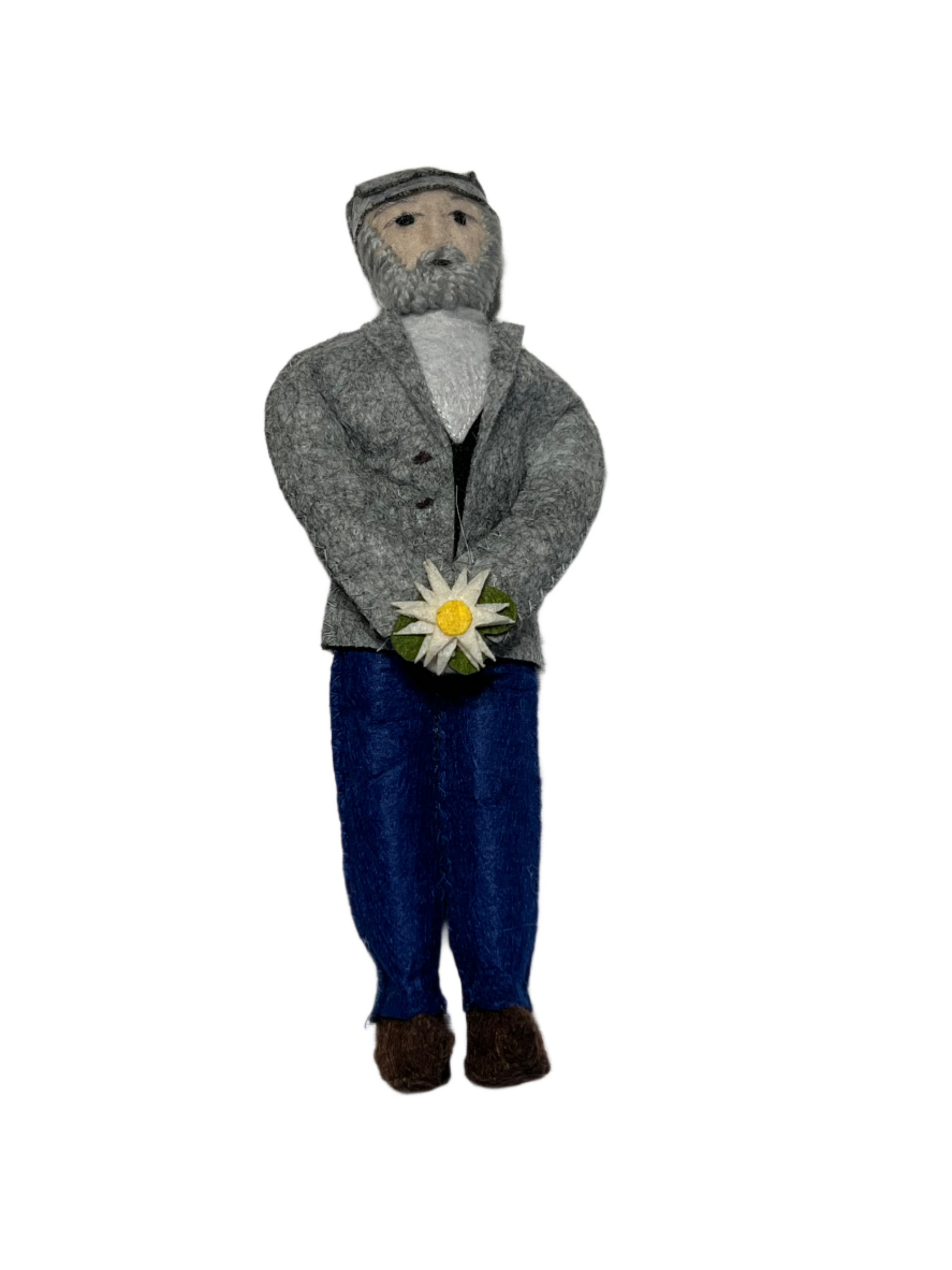 Handcrafted Famous Artist Felt Doll - Monet 2