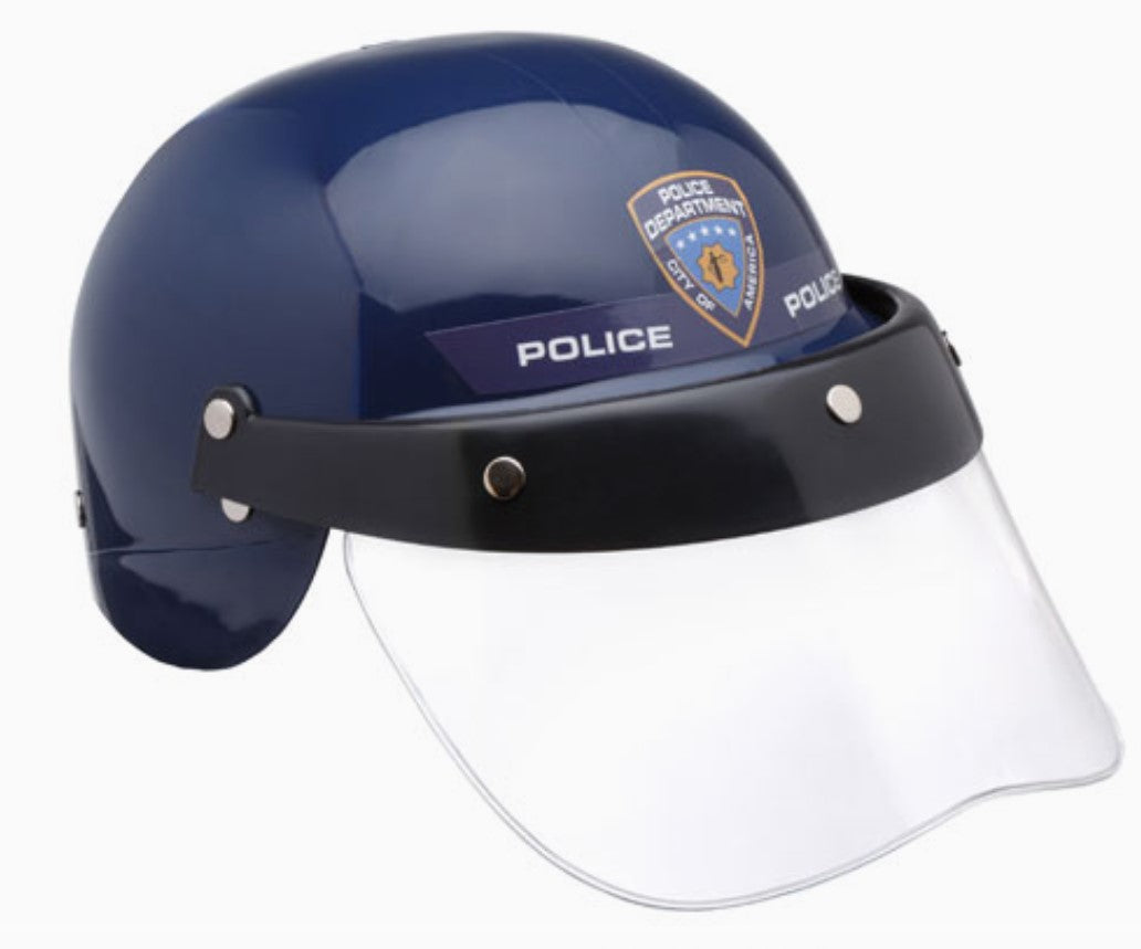Kids Police / Cop Riot Helmet with Visor Costume 1